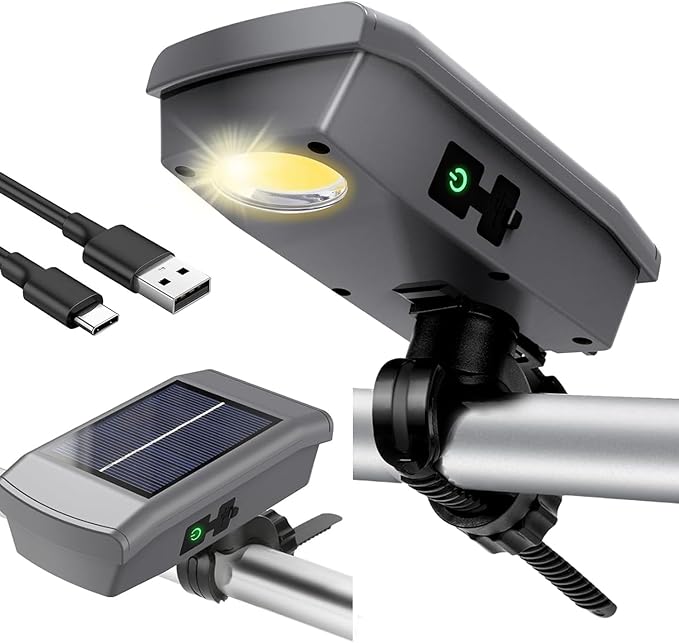 Thanksgiving & Christmas Gift Pick, BBQ Grill Light for Blackstone Griddle, Solar/USB-C Rechargeable LED Grill Lights for Outdoor, Auto On/Off 360° Rotation, Grill Lights for Griddle Accessories