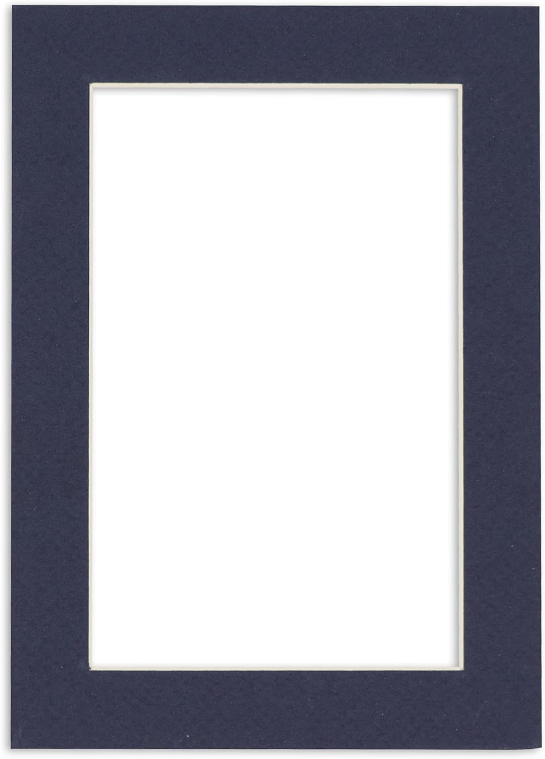 Poster Palooza 11x14 Mat for 8.5x11 Photo - Precut Navy Picture Matboard for Frames Measuring 11 x 14 Inches - Bevel Cut Matte to Display Art Measuring 8.5 x 11 Inches - Acid Free ONE MAT