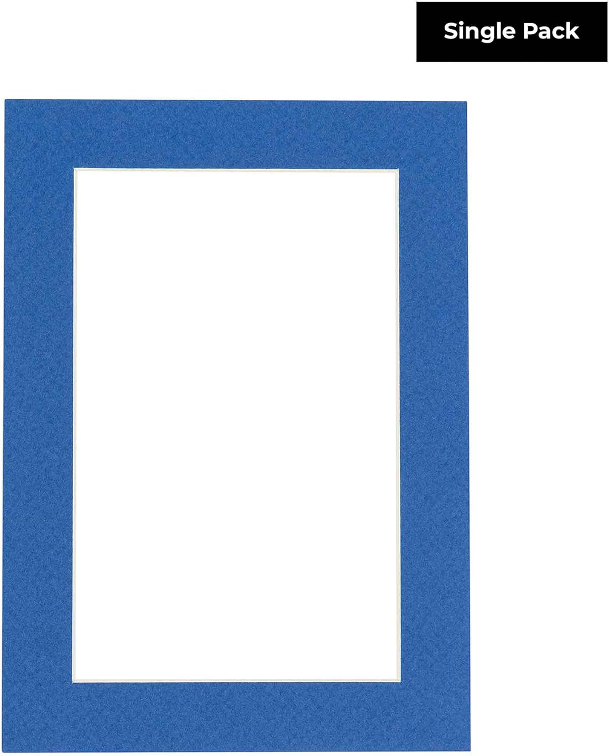 5x7 Mat for 8.5x11 Frame - Precut Mat Board Acid-Free Royal Blue 5x7 Photo Matte Made to Fit a 8.5x11 Picture Frame, Premium Matboard for Family Photos, Show Kits, Art, Picture Framing, Pack of 1 Mat