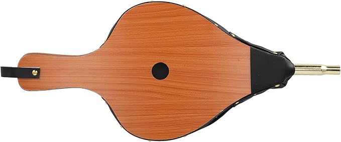 Wood Fireplace Bellows, Large Wood Air Blower with Cast Nozzle and Hanging Strap, Premium Solid Wood Construction for Outdoor Camping, BBQ, and Fireplace Use