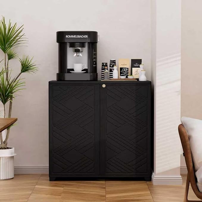 Outdoor/Indoor Storage Box,Resin and Plastic Storage Cabinet Waterproof,Outdoor Cabinet for Patio/Garden/Balcony/Backyard/All Room(with 2 Shelves)-Black