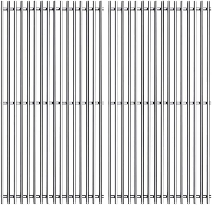 146.16197211 (2-Pack) 16 1/5” Stainless Steel Grates for Kenmore 146.10016510,146.46365610 146.16142210 146.16198211 146.46366610 146.46372610 PG-40409SOLB 146.34461410 146.16197211