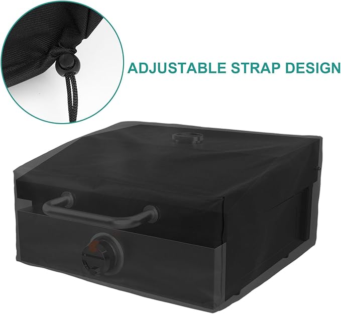 Griddle Lid for Blackstone 17 Inch Adventure Ready 1832 Tabletop Griddle, 1650 Flat Top Grill Station, Hinged Lid Hard Cover with Carry Bag and Cover for Blackstone Flat Top Grill
