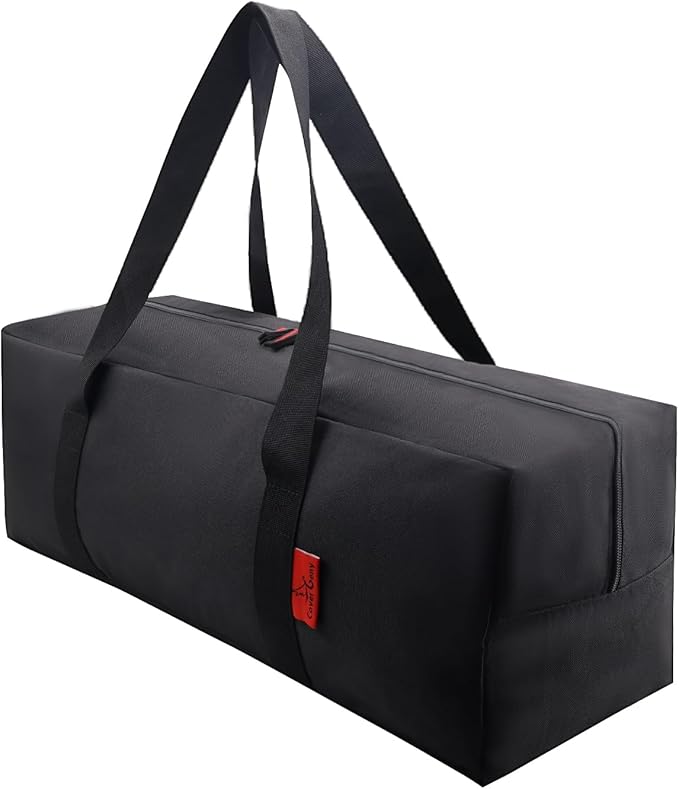 Extra Thick 24" Storage Bag Grill Tool Organizer Pro, BBQ Tool Heavy Duty Storage Bag, Double Layer 600D Oxford Cloth Waterproof (2x Thickness), Foldable Design, Camping, Tailgating, BBQ Party Gift