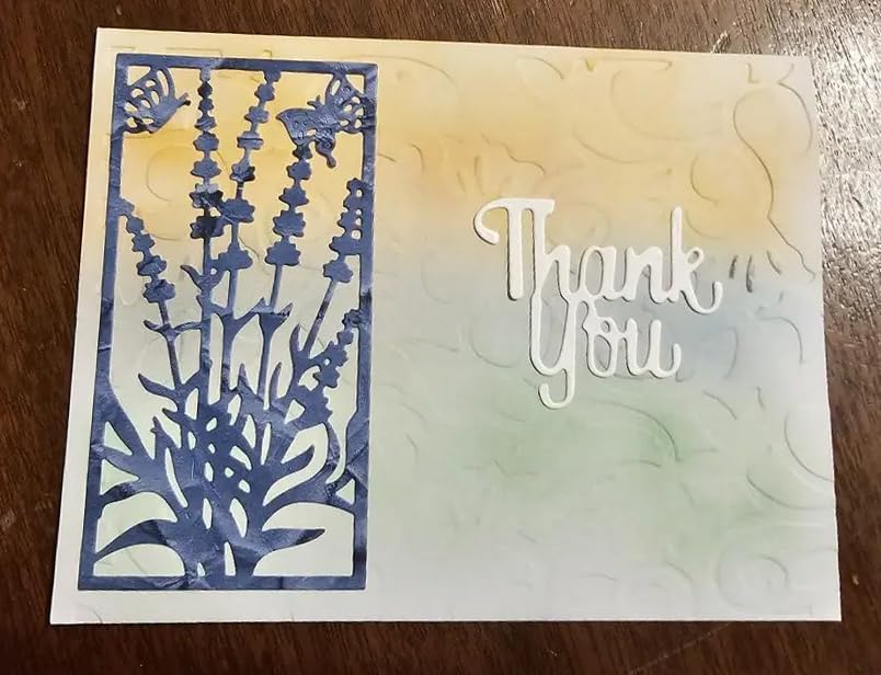 Lapoo Flowers Metal Cutting Die for Scrapbooking - Durable, Cut Stencils for DIY Scrapbook Photo Album Decorative Paper Card, Card Making Supplies, Embossing (3 Pieces Background Flowers 5.9 x 3.9 in)