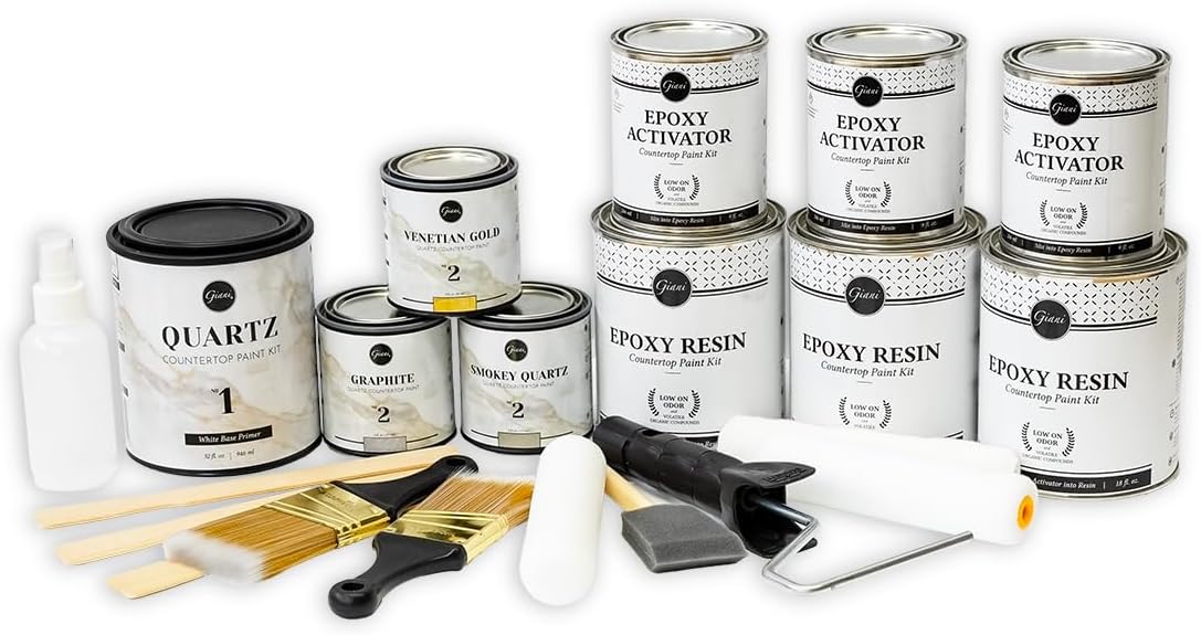 Giani Quartz Easy Epoxy Countertop Paint Kit (Venetian Gold)