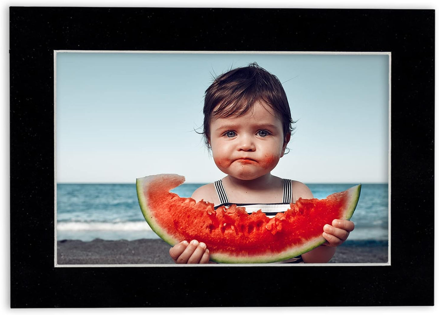 11x14 Mat Bevel Cut for 8.5x11 Photos - Acid Free Black Suede Precut Matboard With Backing Board and Crystal Clear, Self Seal Mat Bag - For Pictures, Framing - 4-ply Thickness