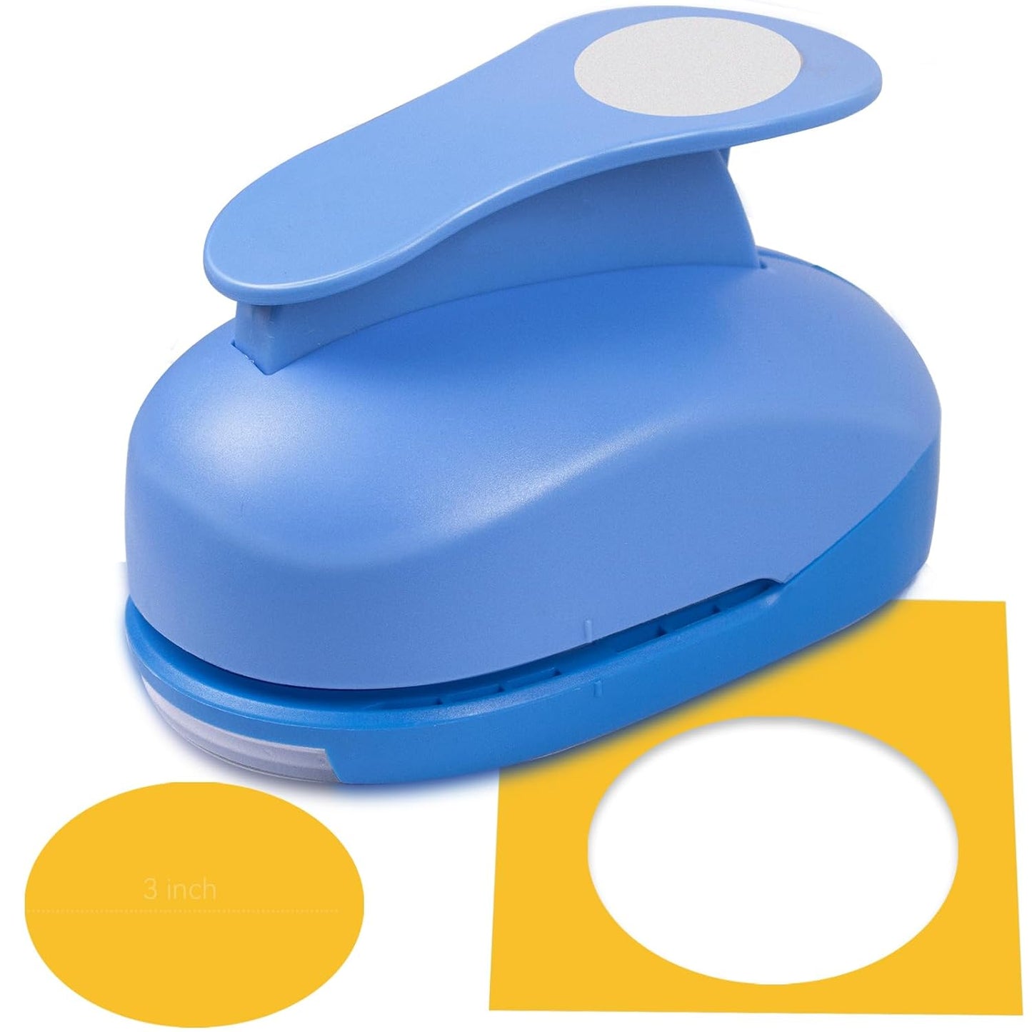 Paper Punch, 3 inch Circle Hole Punches, Circle Paper Puncher, Large CirclePunch, Large Hole Puncher, CirclePunches for Paper Crafts, CraftPunch, Shape HolePunch, 3 inch PaperPunch for Cardstock