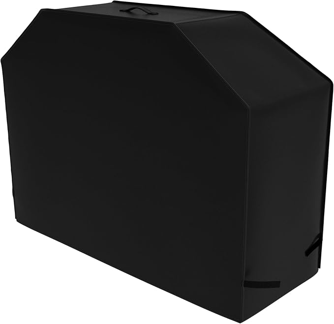 58" Heavy Duty Waterproof Gas Grill Cover fits Weber Char-Broil Coleman Gas Grill-Black,American Flag.