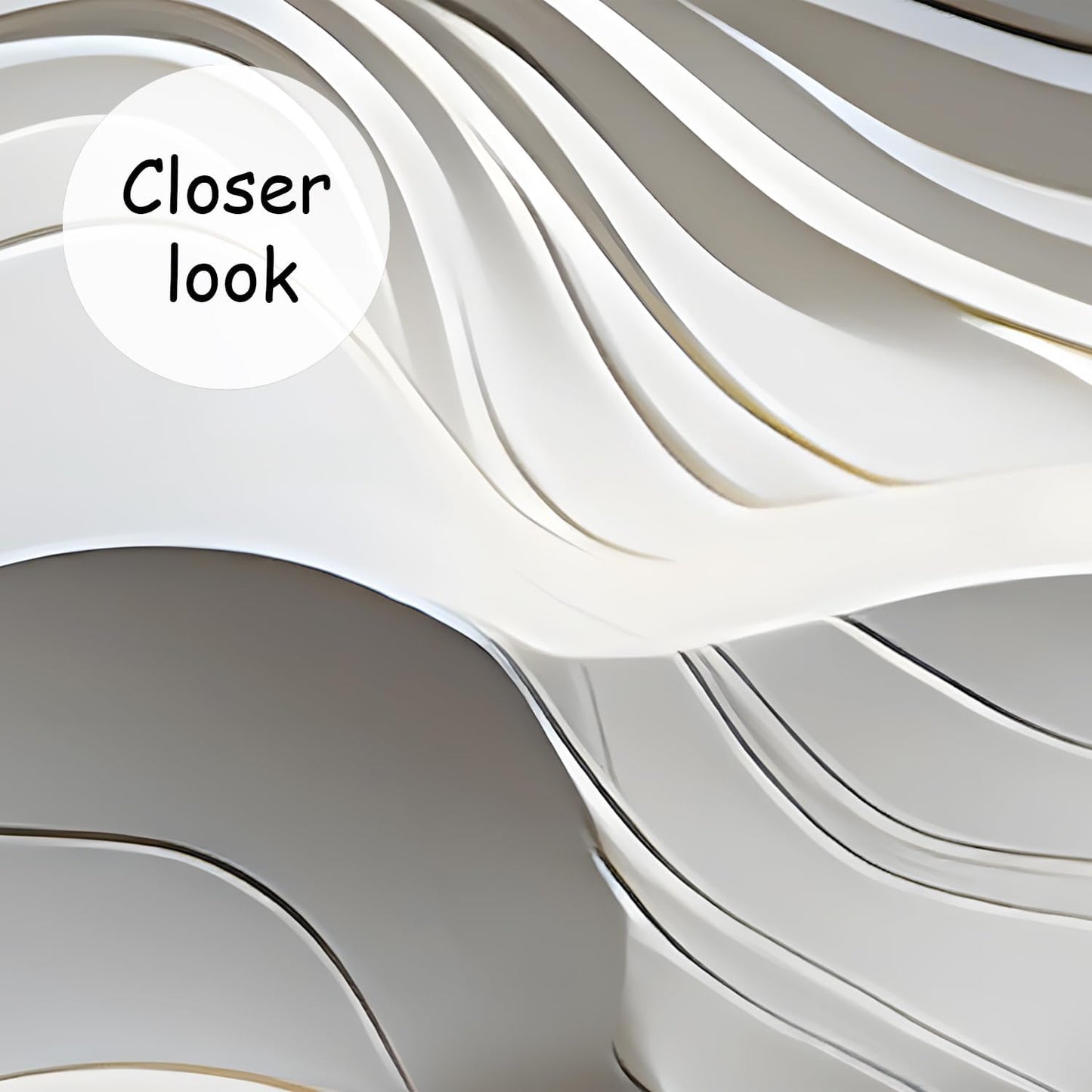 AFZEVEB-3D Stereo Relief Lines Living Room Background Wallpaper Mural 114"x74"(Not Peel and Stick)