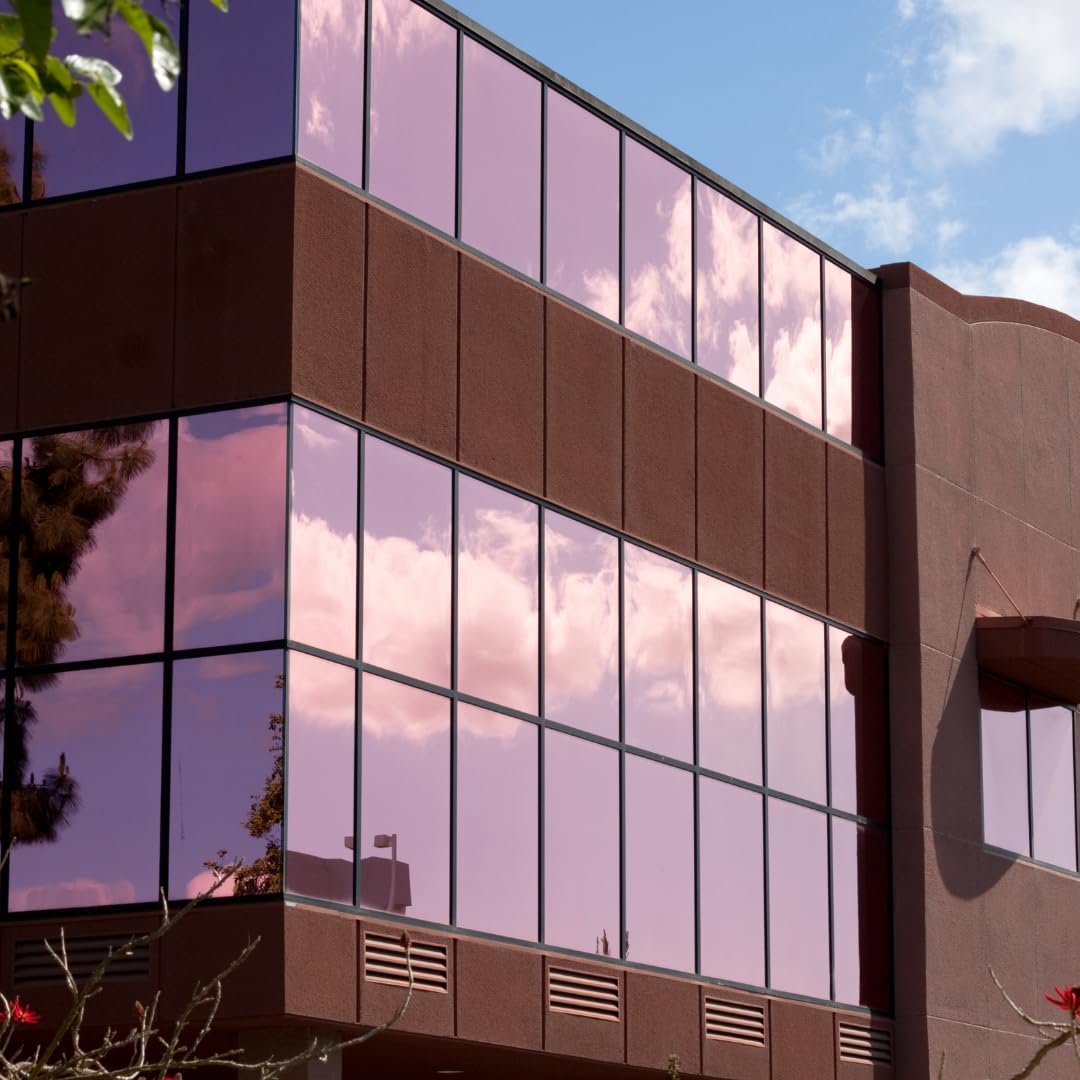 Rockrose Professional Blackout Home Tint Window Film - Sun Blocking Window Privacy Film for Home Offices - Room Darkening Dark Black Out Home Day Sleep Light Blocker Size 36in X 15ft Total Blackout