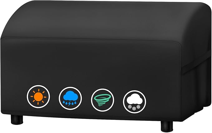 ZBXFCSH Heavy Duty 600D Polyester Cover Compatible with Z Grills Cruiser 200a Portable Pellet Grill, Waterproof Small Tabletop BBQ Grill Cover, 25''L x 20''W x 13''H