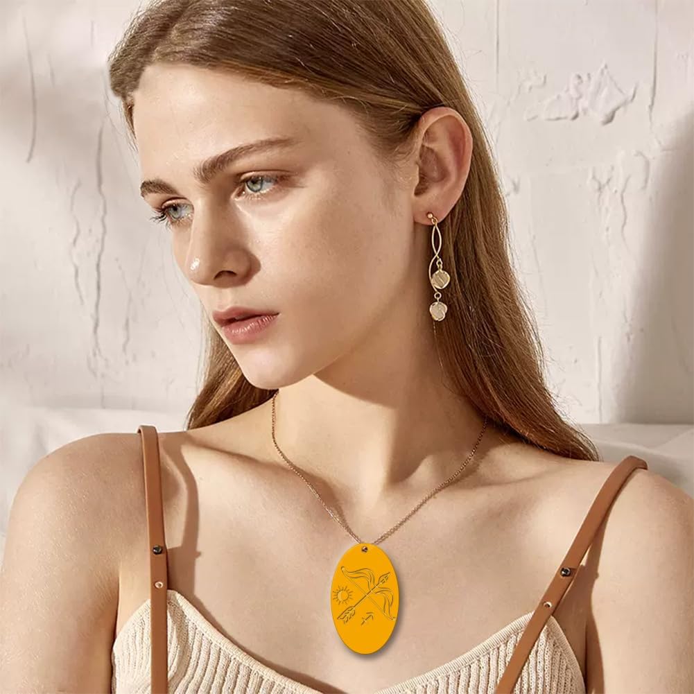 CHGCRAFT Polymer Clay Texture Sheets - 12 Zodiac Signs Silicone Stamp for Divination - Clear Mat Tools for Jewelry Earring Making, 5.5x5.5inch