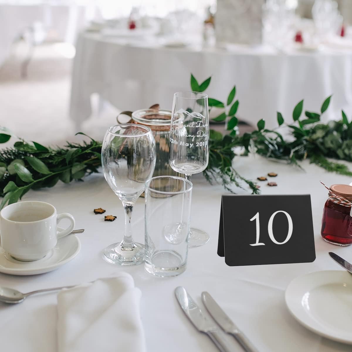 20Pcs V-Shaped Mini Chalkboard Signs for Food,Tabletop Food Labels for Party Buffet,Table Chalkboard Signs for Weddings,Birthday,Parties,Carnival Prom Activities