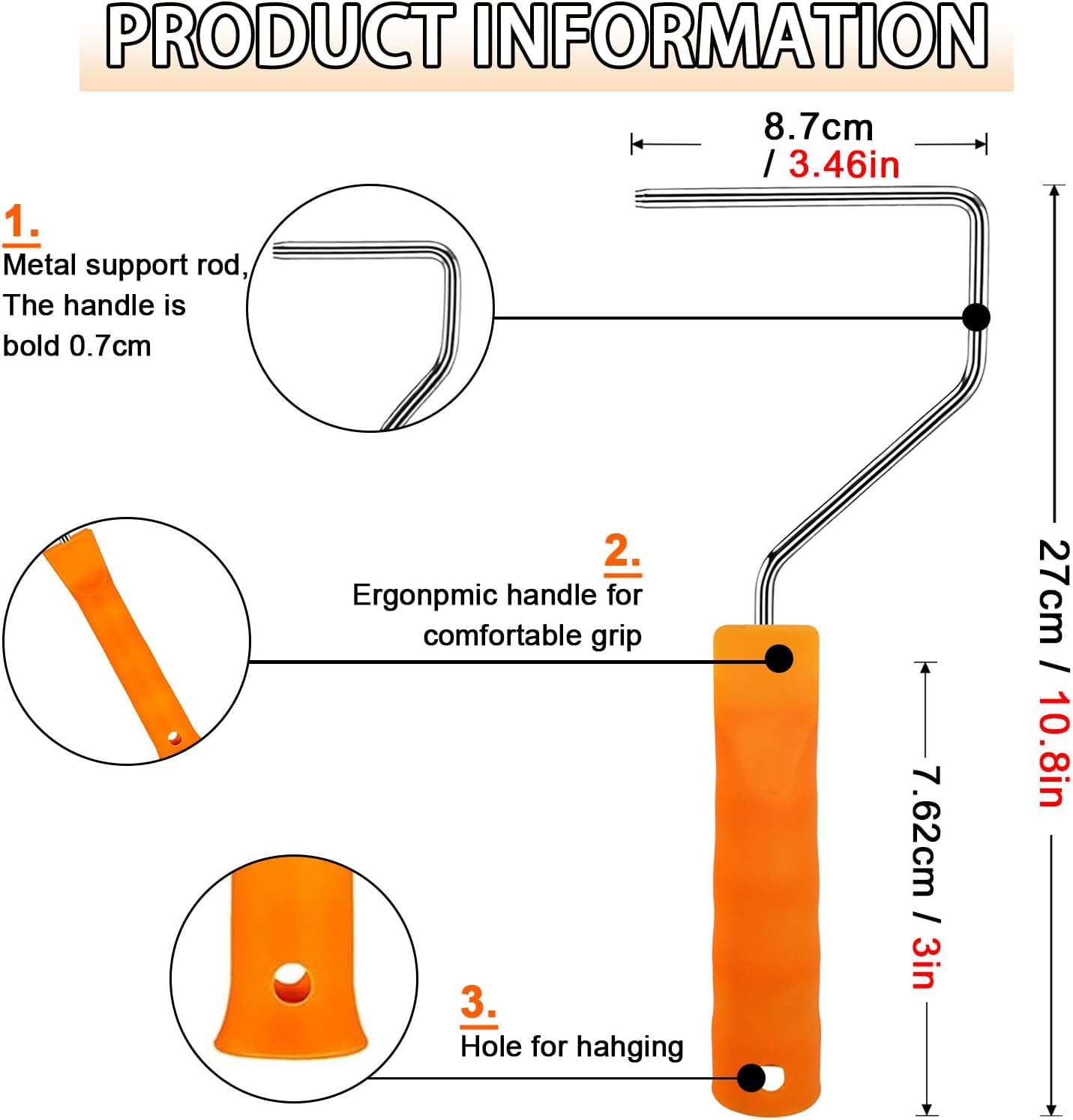 60 Piece Paint Roller Cover with 2 Frame Set, 4 inch Microfiber Roller Covers, Washable Covers for Roller Frame, House Painting Supplies, Naps for Paint Roller Brush for Painting Walls Ceilings