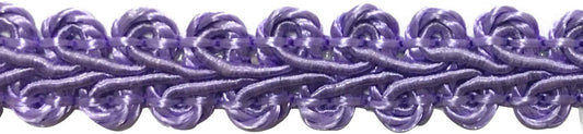 BEL AVENIR Braid Trim 1/2 inch 13.6 Yards French Gimp Basic Sewing Polyester DIY Crafts Costume Home Decorative (Purple)