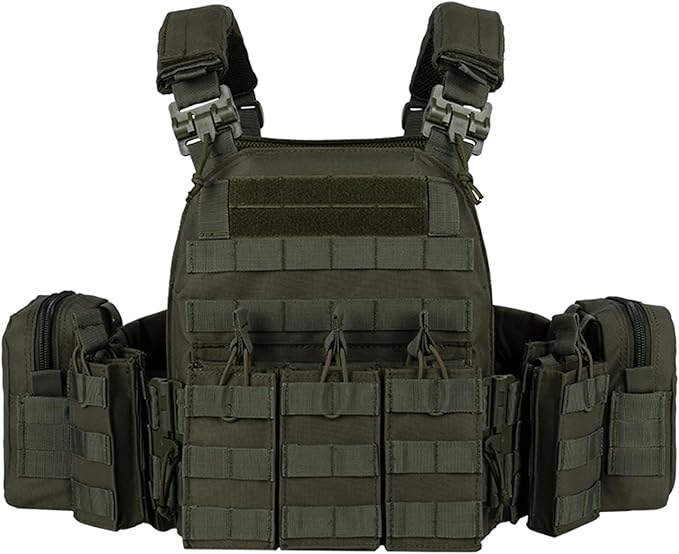 vAv YAKEDA Tactical Outdoor Vest Quick Release Adjustable Hunting Vest with PALS Molle System