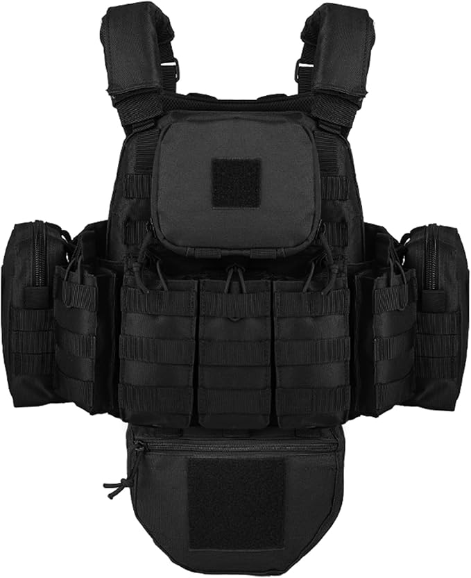 YAKEDA Outdoor Removable CS Training Vest, Molle Breathable Training Quick Adjustable Game Vest