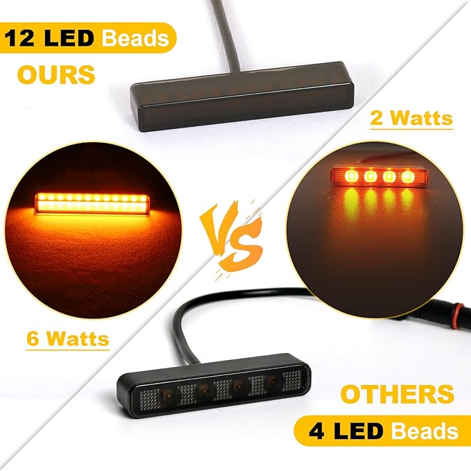 Front Grille Grill Lights for 2024 2025 Toyota Tacoma OEM Grill Led Grills Light for Tacoma Accessories Amber 4pcs(24Tacoma-Amber)