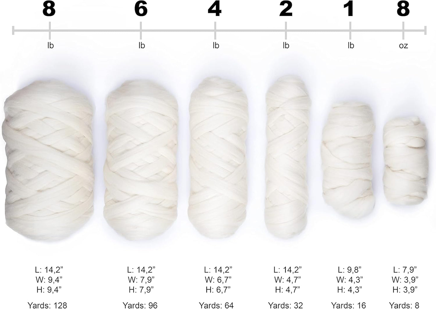 Natural Wool Bulk roving, 4 lb. Best Wool for Spinning, arm Knitting, Felting, Chunky Blankets yarn and Tapestry. Natural Colors, un-Dyed. (Sand, 4 lb)