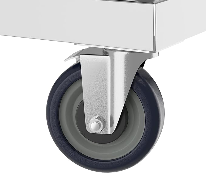 72 in. 10-Burner Commercial Outdoor Propane Gas Grill with Two 36 in. Roll Dome Covers in Stainless-Steel, ETL Listed (CGKIT7-D36D36)