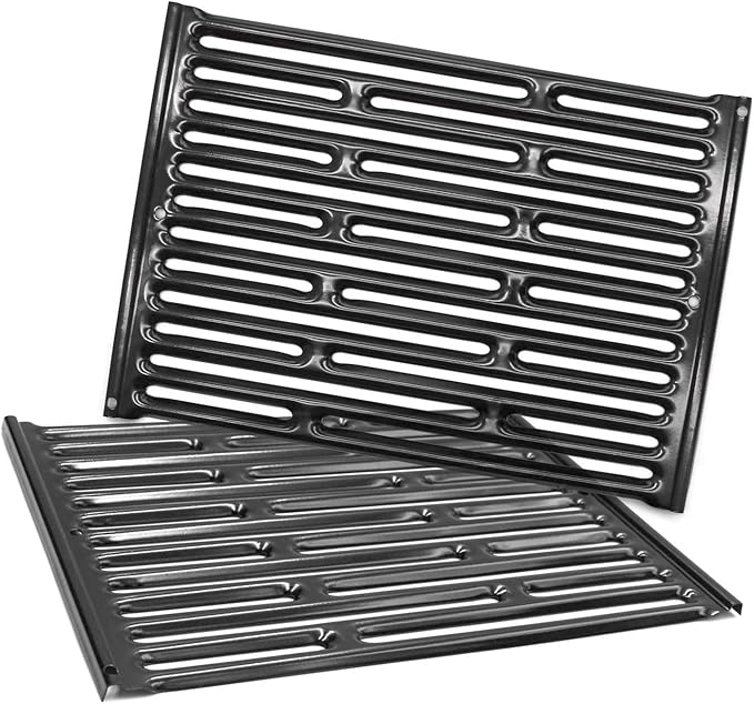 PG521 (2-Pack) 15" Porcelain Steel Cooking Grid Grates for Weber Genesis Silver A, Spirit E200,Spirit 500,Spirit 210 (2007-2012) Gas Grills, 7521 65905 7522 7523 65904