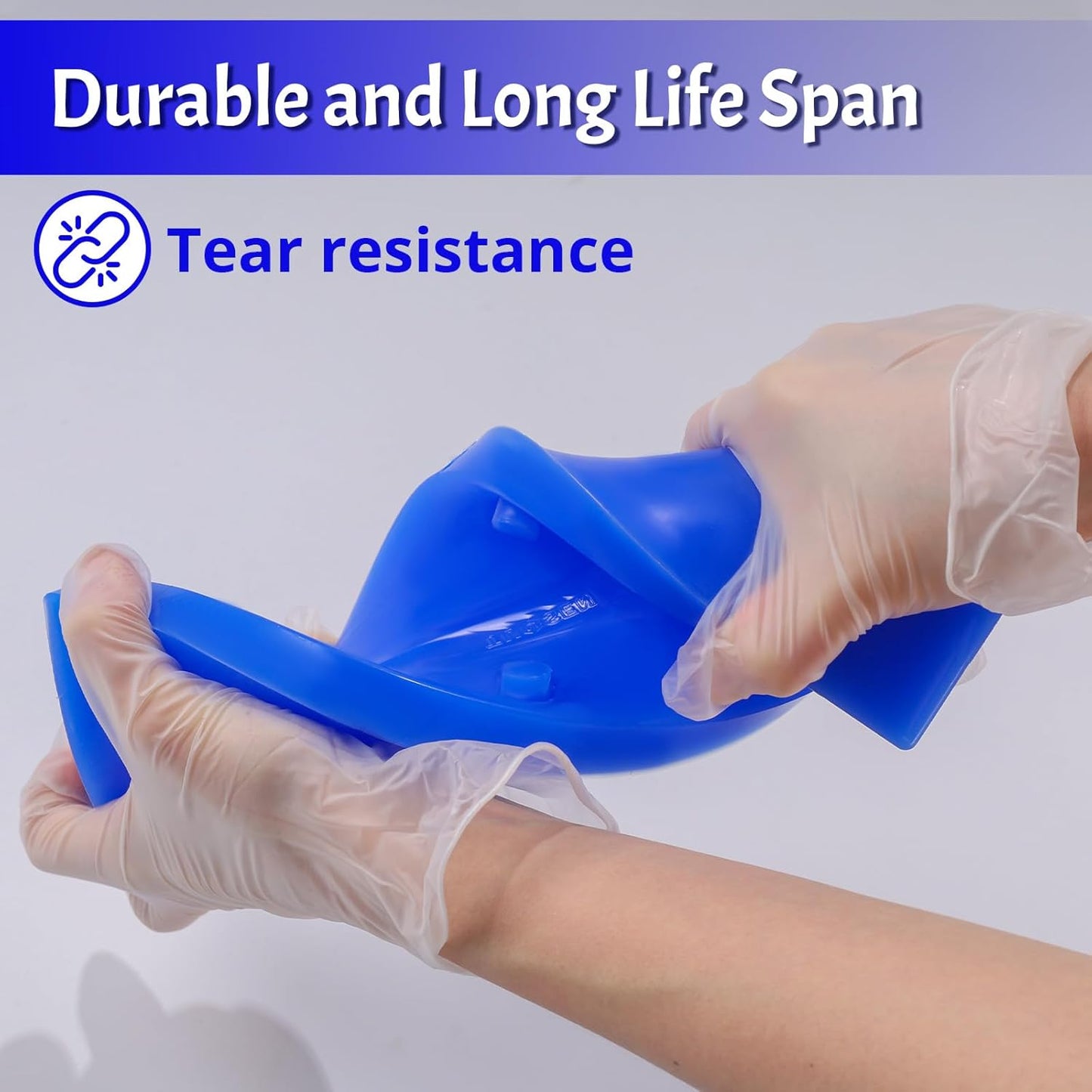 LET'S RESIN Silicone Molds Making Kit 30A, Blue Silicone for Making 2 Part Molds, Liquid Silicone Rubber Mixing Ratio 1:1 - Ideal for Resin Molds, 3D Molds DIY Making (20.8oz)