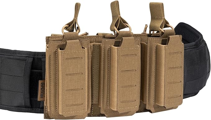 EXCELLENT ELITE SPANKER Tactical Open-Top Single/Double/Triple Molle Mag Pouch for Pistol Mag Pouch Tactical Bag Accessories Holder