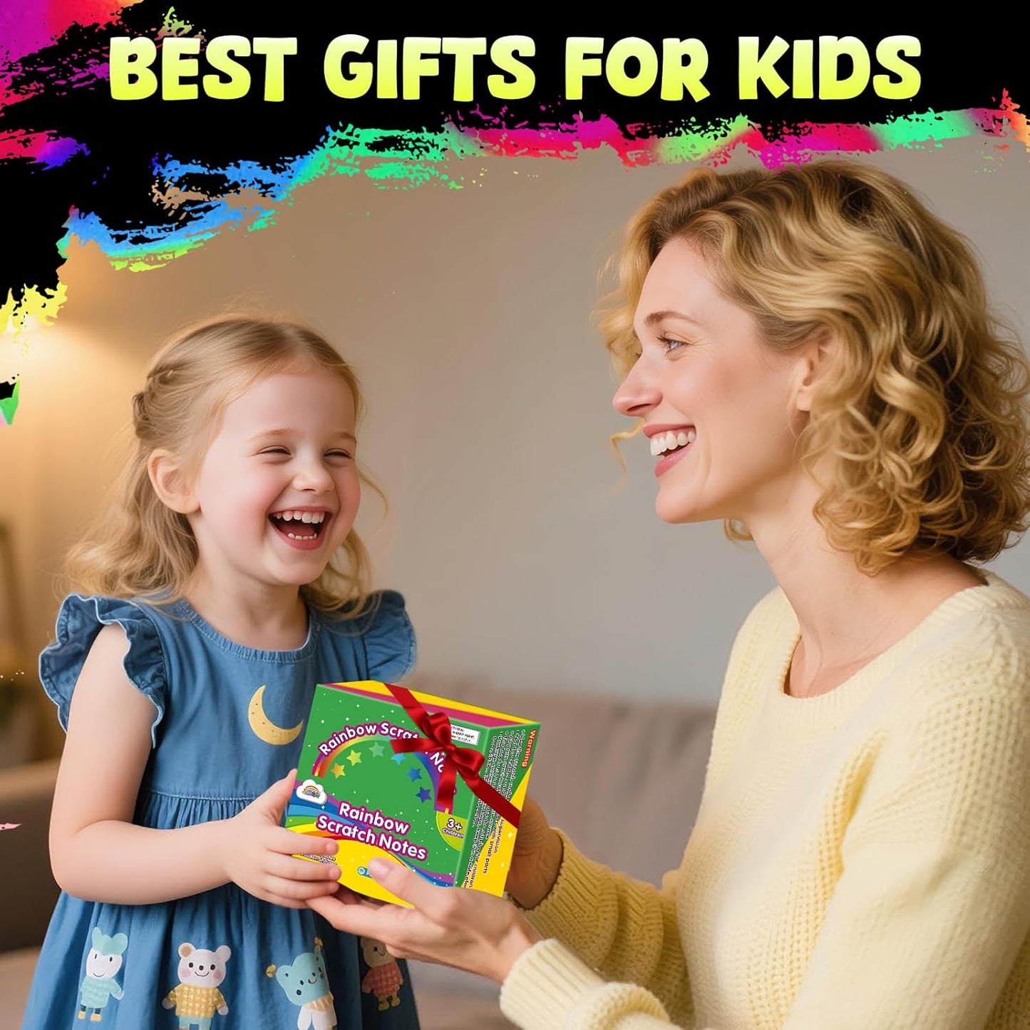 ZMLM 165 Rainbow Scratch Paper Art Crafts Mini Notes Stocking Stuffers for Kids Gifts 4 5 6 7 8 9 10 Years Old Girls Boys Students Teens Classroom Prizes School Supplies Birthday Party Toy Activity