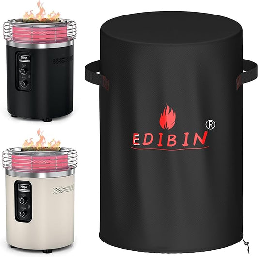 Fire Pit Cover for Ninja Fireside360,Compatible with Ninja Fireside360 Fire Pit ,600D Oxford with PVC,Waterproof Cover for Outdoor Heater & FirePit