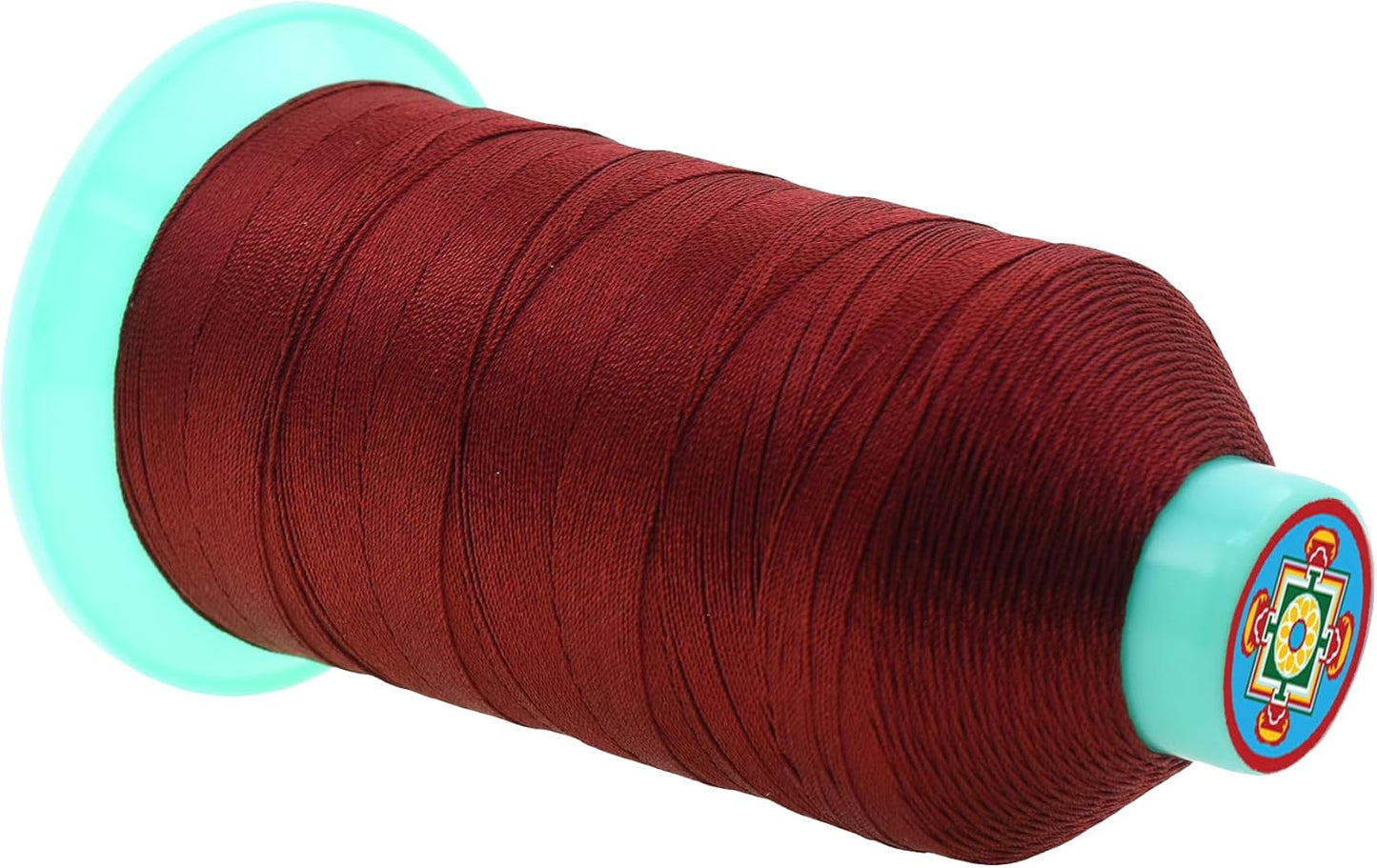 Mandala Crafts Bonded Nylon Thread Maroon Heavy Duty Sewing Threads - 1250 YDs Size 138 420D T135 Tex 135 Thread for Leather Jeans Weaving Outdoor Marine Upholstery Threads