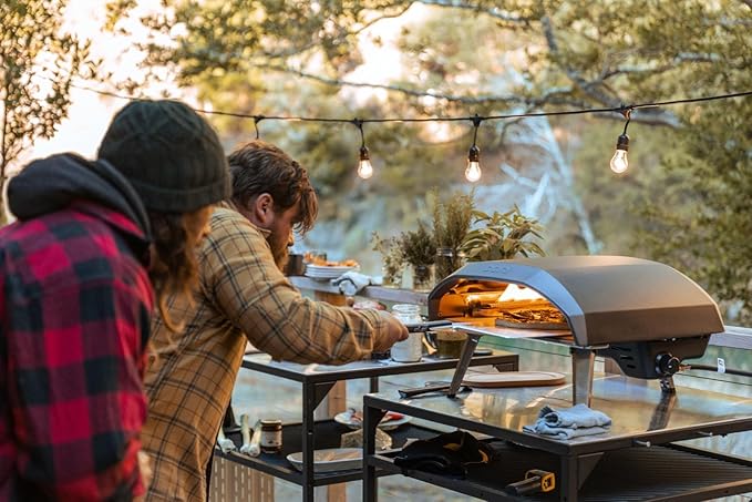 Ooni Koda 16 Gas Pizza Oven - Essentials Pizza Oven Bundle - Includes 14" Perforated Pizza Peel