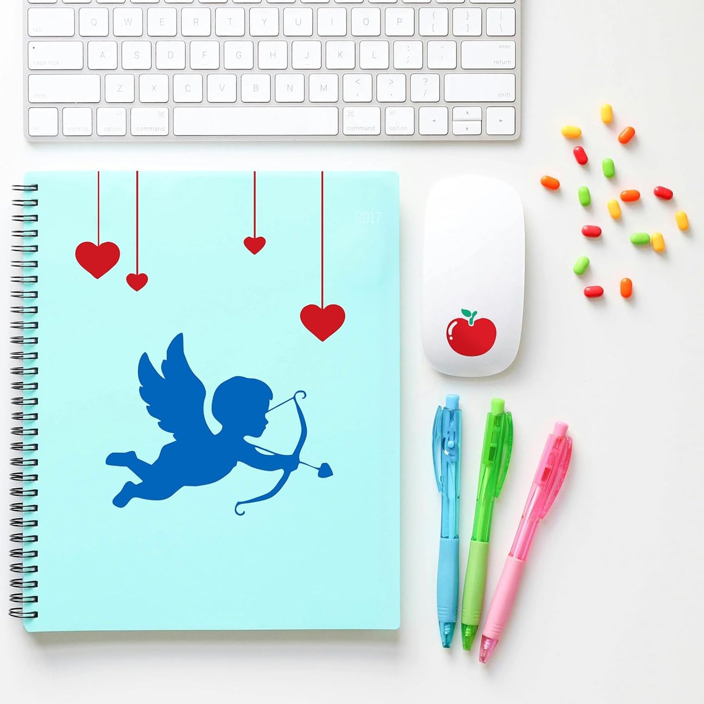 Ant Smart Adhesive Permanent Vinyl Compatible with Cricut Explore and Maker Series Without Cutting Mats, Create DIY Projects, Decals, Stickers & More (Light Blue, 13inch x 30ft)