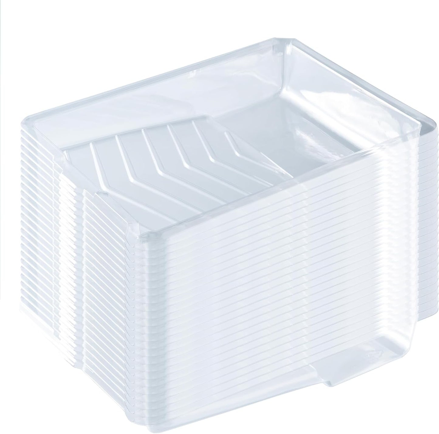 Voomey Paint Tray Liner Disposable,Paint Pan Liners,24 Pcs Heavy-Duty Plastic Paint Tray Liners for House Painting, Leak-Proof & Easy Cleanup (Only Compatible with Voomey 17pcs Paint Roller Kit)