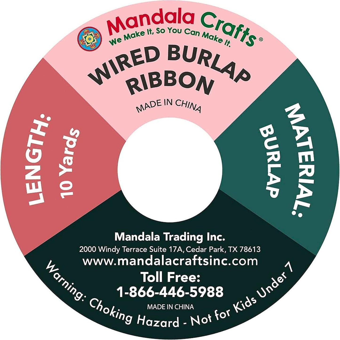 Mandala Crafts Yellow Burlap Wired Ribbon 3 Inches Wide Jute Ribbons for Crafts - 10 Yds Roll Rustic Burlap Wrap Trim Ribbons for Wreaths Bows Party Decoration