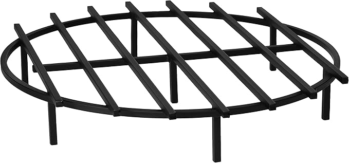 SteelFreak Classic Round Fire Pit Grate, 30 Inch Diameter - Made in The USA