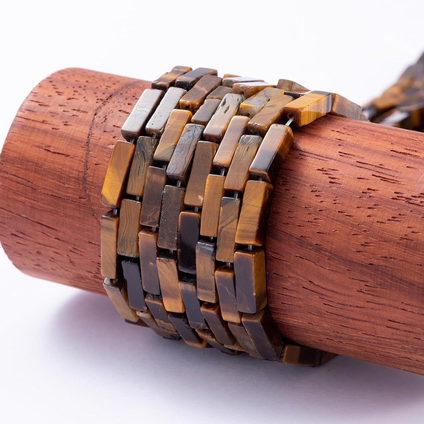 Natural Yellow Tiger Eye Rectangle Tube Beads 4x13mm 38cm/str Loose Semi Gemstone Stone Beads for Making Bracelets Necklace Earrings