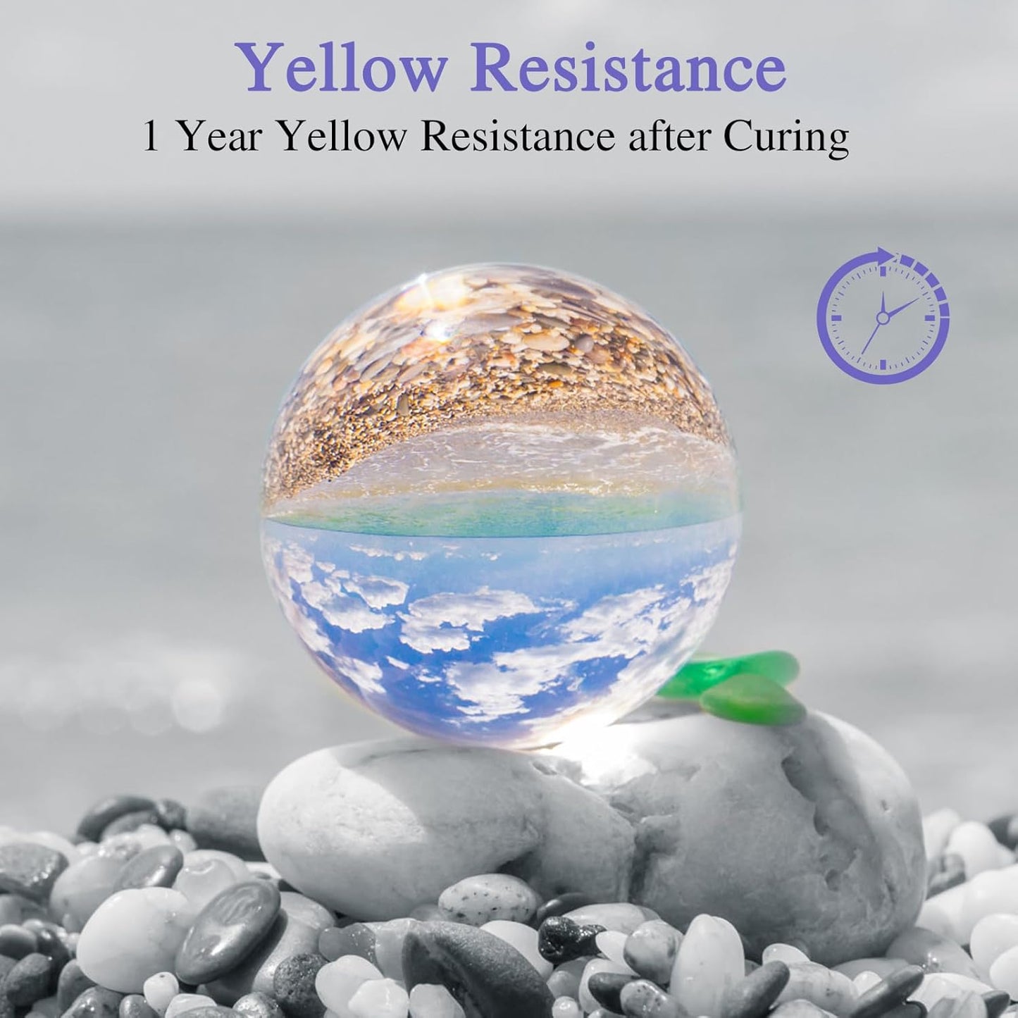 Lenaideal1000g UV Resin-Upgrade Ultraviolet Epoxy Resin Crystal Clear,High Gloss Hard Type with Fast Curing and Low Odor for Jewelry Making and Coating