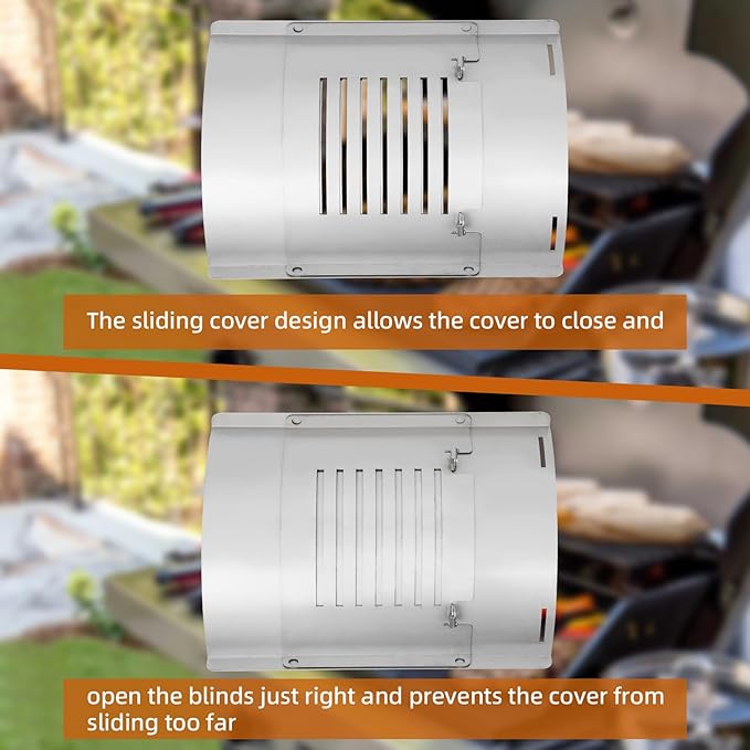 PB1285KC Flame Broiler Kit for Pit Boss KC Combo Pellet Grills, PB1285KC Replacement Parts Compatible with Platinum KC(PB1285KC), PB1020NX, Charleston 1020 Series, Includes Main Plate, Sliding Lid