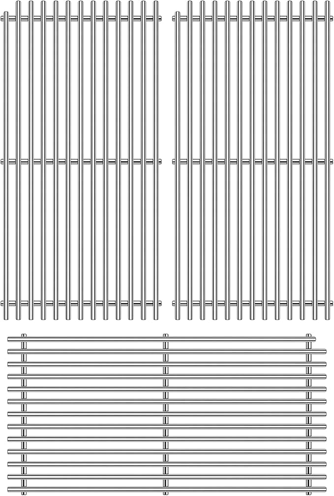 54801 Grill Grates Replacement for DCS Grill Parts 20” DCS 36, 48, 36ABQR,36BQ, 36BQR, 36DBQ, 48DBQAR, 48DBQR, 48EBQAR, 48EBQR, BGA36-BQARL, BGA36-BQARN, Stainless Steel BBQ Ceramic Rods Grids