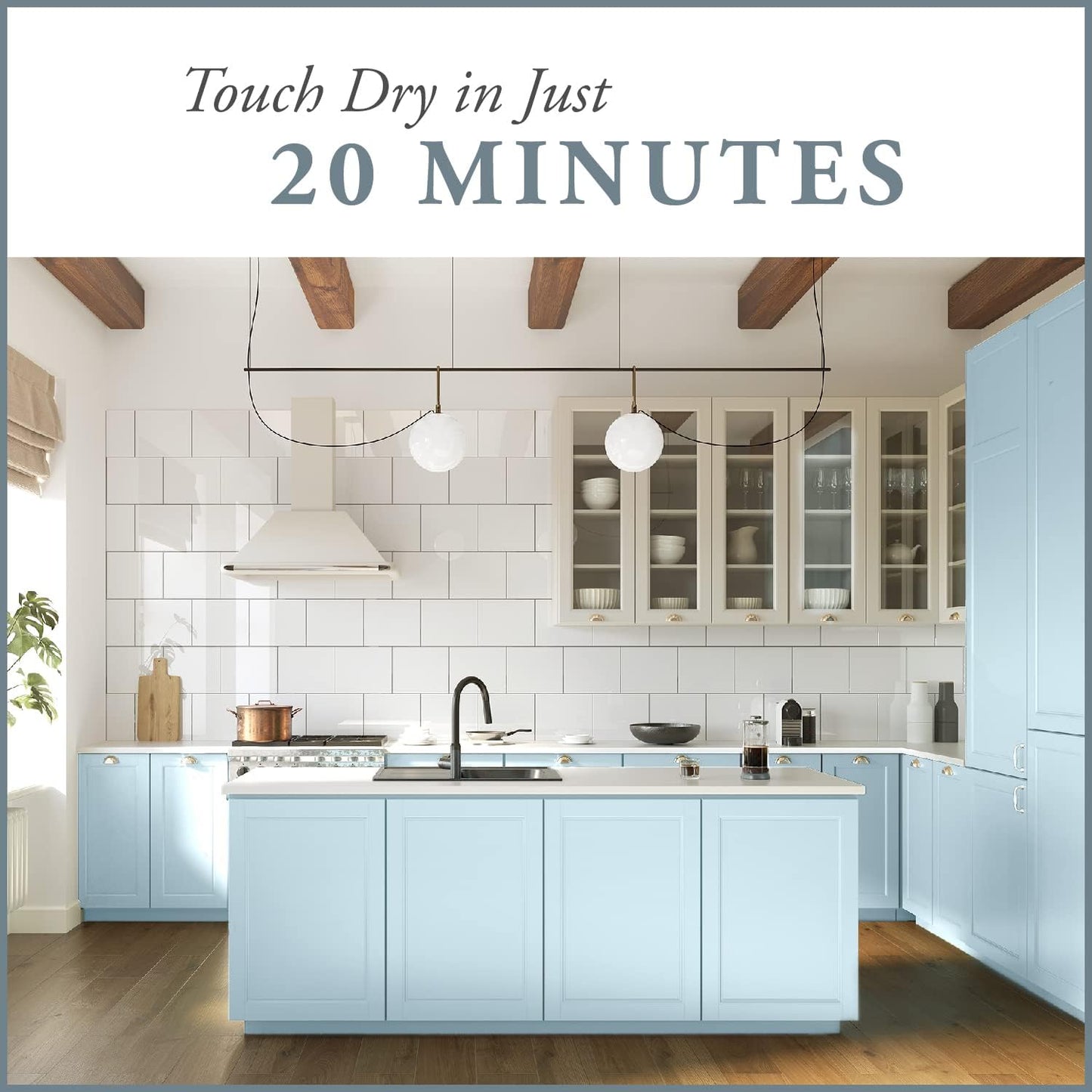 AMY HOWARD AT HOME Chalk-Based One Step Paint for Furniture, Cabinetry, Decor, Finish, and More | No Stripping, Sanding, or Priming | Ultra-Light Base | 16 Ounce | Nottoway