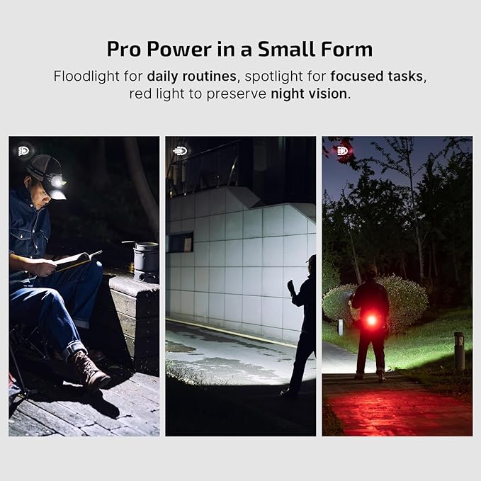 OLIGHT Oclip Pro EDC Flashlight Clip-on Light, Rechargeable 500 Lumens with Three Lighting Solutions Type-C Charging, Magnetic Flash Lights for Signaling, Cycling, Outdoor or Indoor Use(Zombie Green)