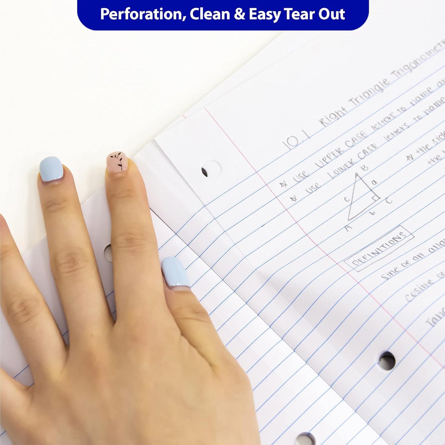 BAZIC Notebook College Ruled 1 Subject 80 Sheets Wireless Notebooks, Lined Composition Book, Assorted Color, 1 Unit, Random Color