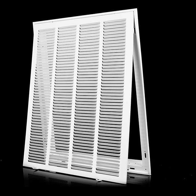 20x30 Return Air Grille [Duct Opening Size],Return Air Vent Cover for Wall Or Ceiling,Steel Return Air Filter Grilles Removable Face/Door for 1 Inch Filters (20"W x 30"H [Duct Opening])