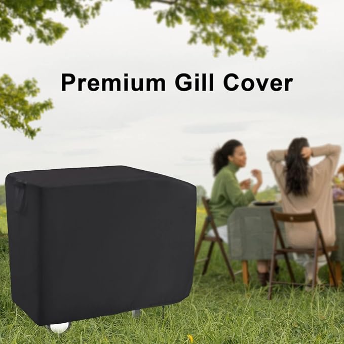 Flat Top Grill Cover for Royal Gourmet 2 Burner Griddle, 38 Inches Waterproof Propane Griddle Cover for Outdoor Grill Cart Table-38 x 24 x 33.8 Inch