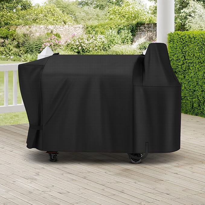 Unicook Pellet Grill Cover Compatible for Pit Boss Austin XL 1000 Series, Mahogany Series 1000, Sportsman 1000, All Weather Resistant Waterproof Outdoor BBQ Grill Cover