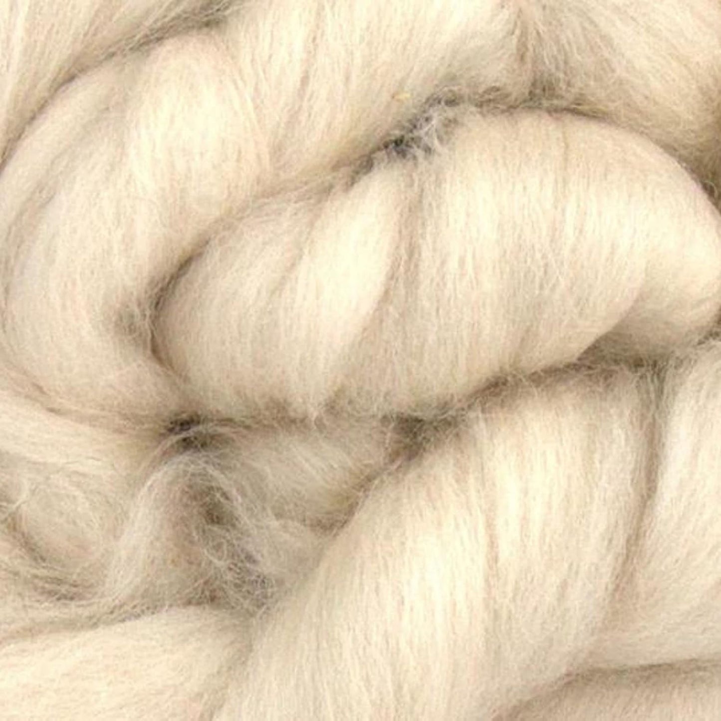 Revolution Fibers Merino Wool Roving | Premium Combed Wool Top | 22 Micron, Perfect for Felting Projects, Spinning, Wall Hangings and Tapestry (Oyster)