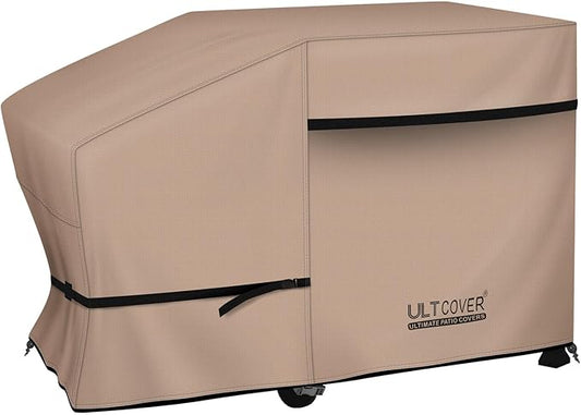 ULTCOVER 600D Outdoor Waterproof Griddle Cover for Blackstone Halo LoCo Cookers Nexgrill Weber 28 inch Single Side Shelf Flap Top Grill with Hood