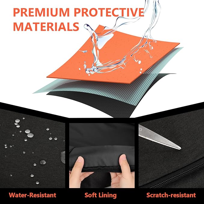 Pizza Oven Carry Bag Compatible with Ooni Karu 12 & Karu 2, Ooni Pizza Oven Accessories, Outdoor Portable Carrying oven Cover with Chimney Pockets, Water Resistant & Heavy-Duty, Camping Gift, Bag Only