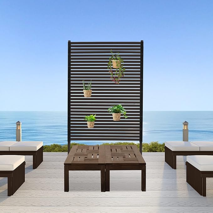 Outdoor Privacy Fence Screen, Privacy Fence Screen for Outside,Decorative Privacy Screen Fence Panels,3 ft W x 5 ft H Tall Divider for Outdoor Garden Backyard Patio
